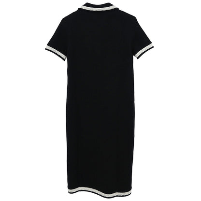 Chanel Short Sleeve Dress Black #38
