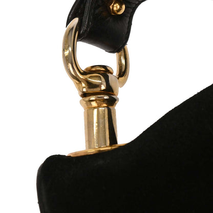 Gucci Black Suede Blondie Shoulder Bag
