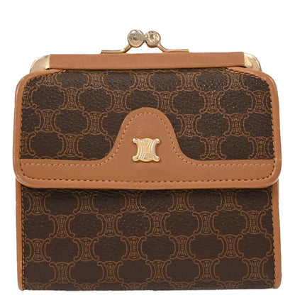 Celine Brown PVC Macadam Wallet