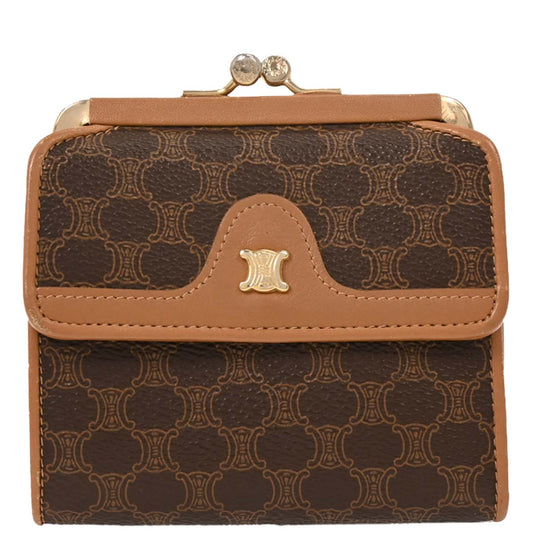 Celine Brown PVC Macadam Wallet