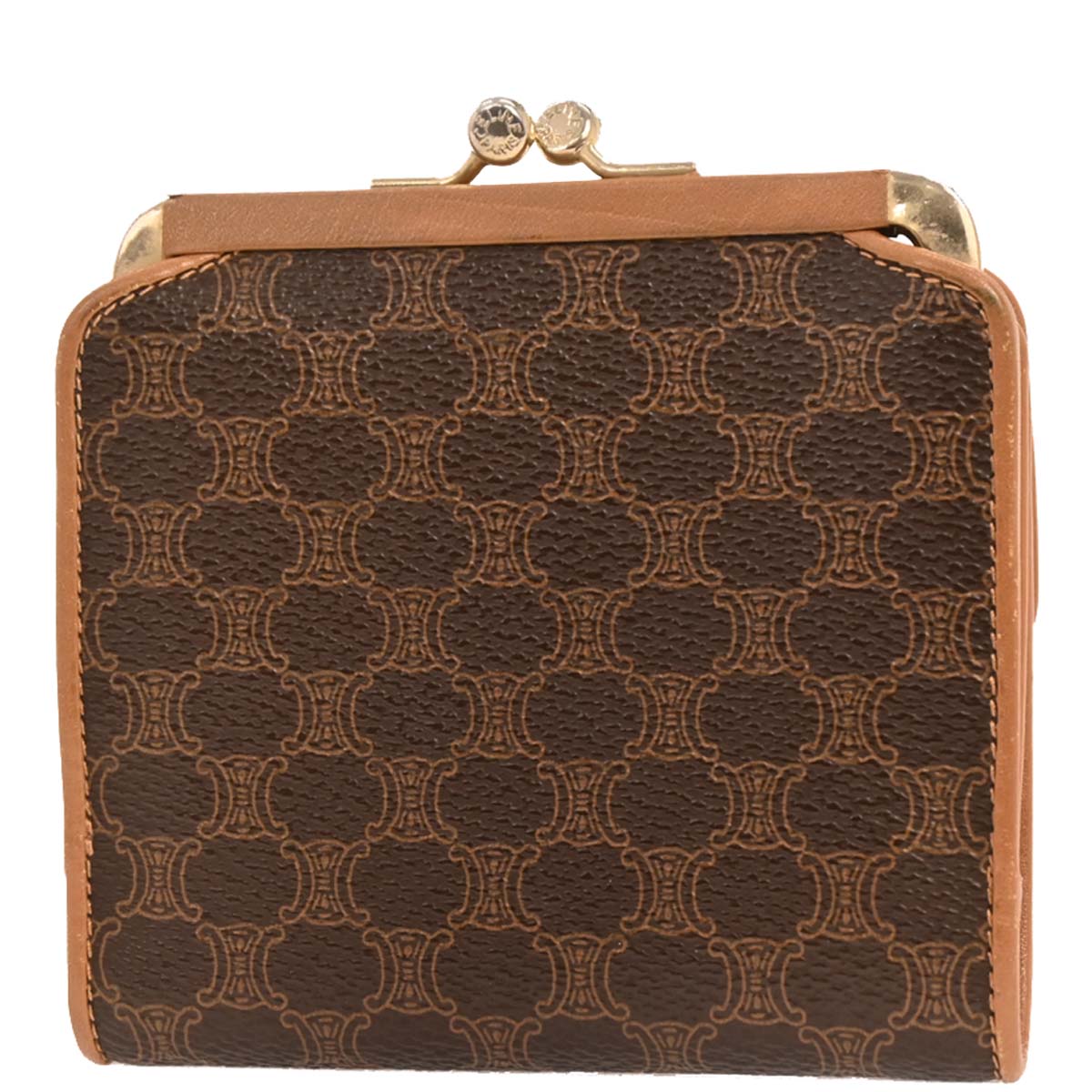 Celine Brown PVC Macadam Wallet