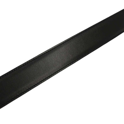 Hermes Black Gold Box Calf Constance Reversible Belt #65 Small Good
