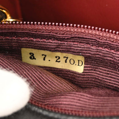 Chanel Black Lambskin Mini Classic Square Flap Shoulder Bag