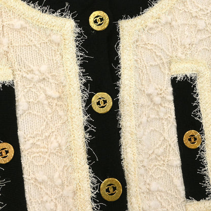 Chanel Single Breasted Jacket White #40