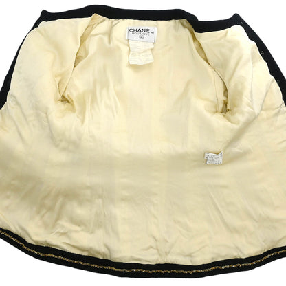 Chanel Single Breasted Jacket White #40