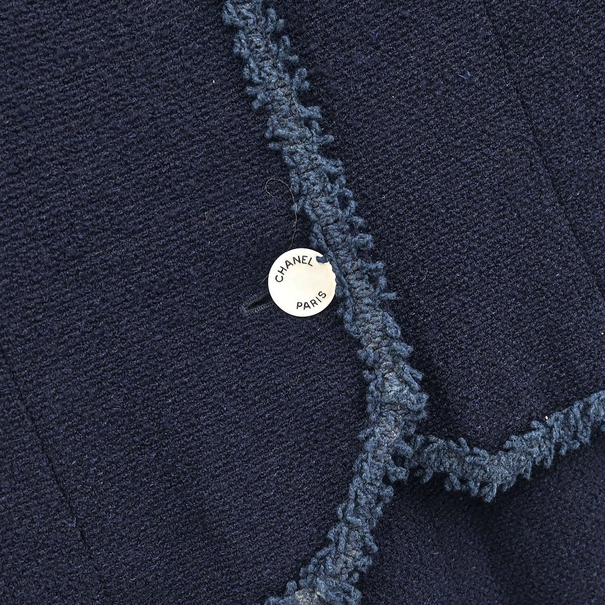 Chanel Setup Suit Jacket Skirt Navy #42