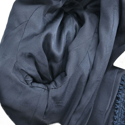 Chanel Setup Suit Jacket Skirt Navy #42