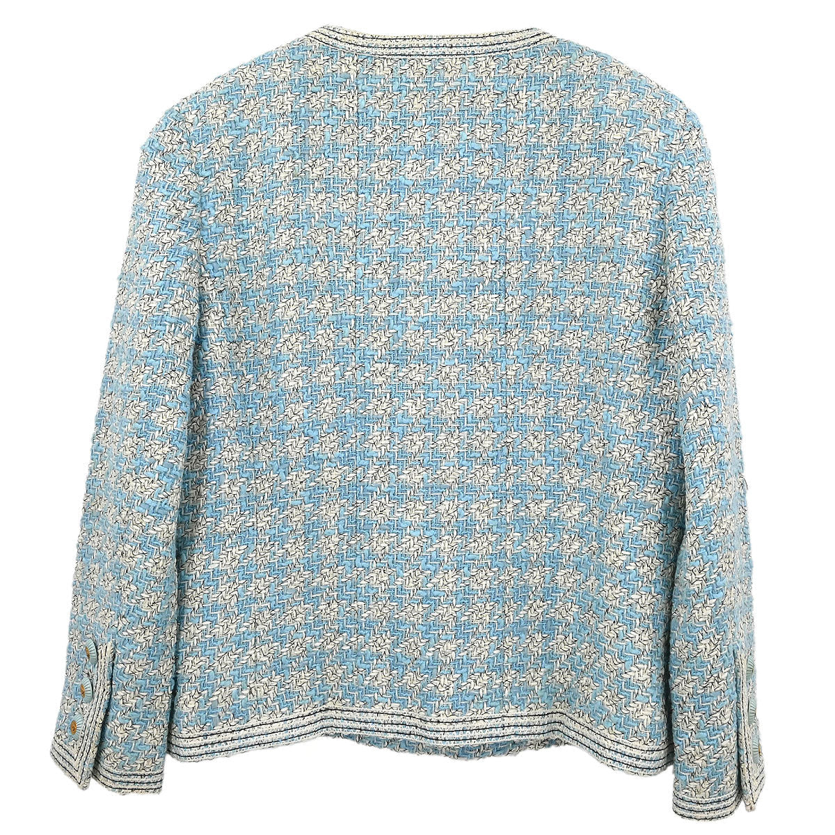 Chanel Single Breasted Jacket Light Blue #42