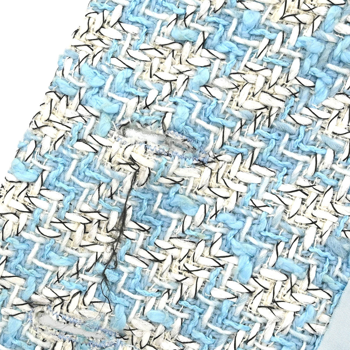 Chanel Single Breasted Jacket Light Blue #42