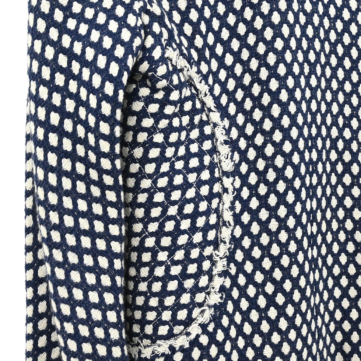 Chanel Single Breasted Jacket Navy #38