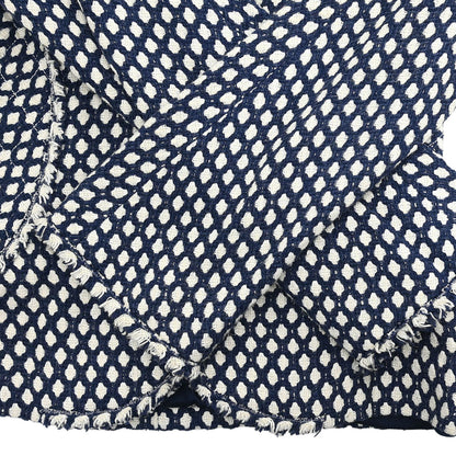 Chanel Single Breasted Jacket Navy #38