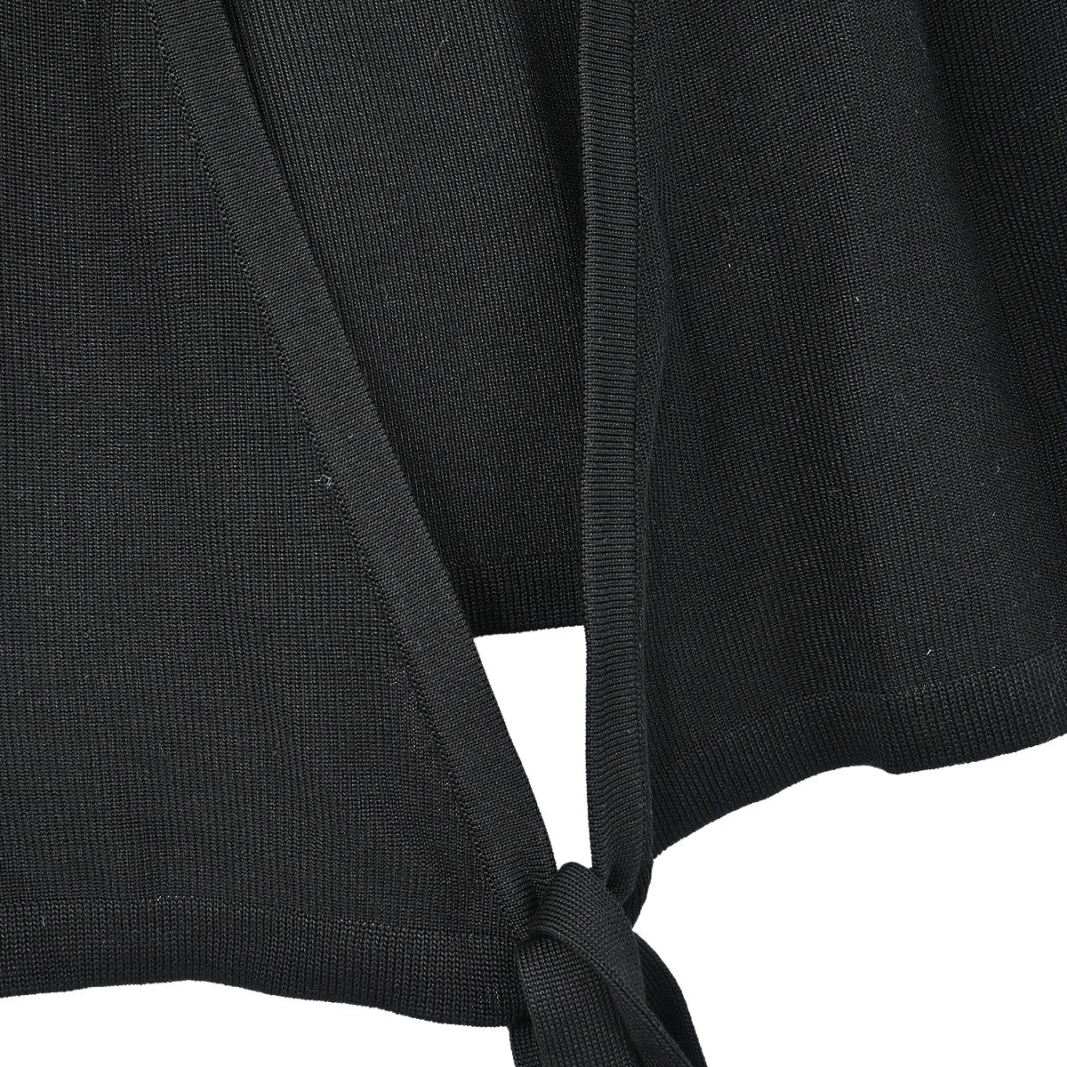 Chanel Short Sleeve Wrap Top Black #38