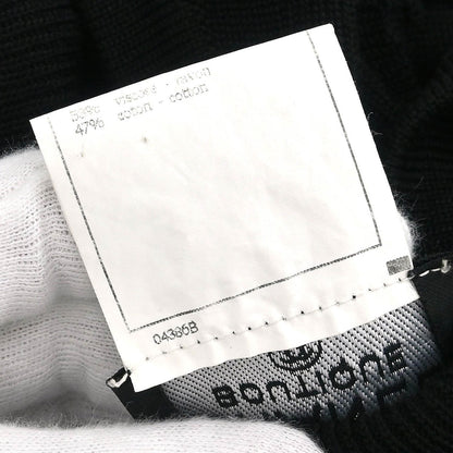 Chanel Short Sleeve Wrap Top Black #38