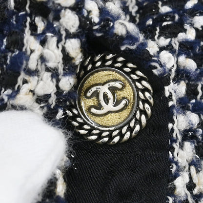 Chanel Set Jacket Vest Black #40