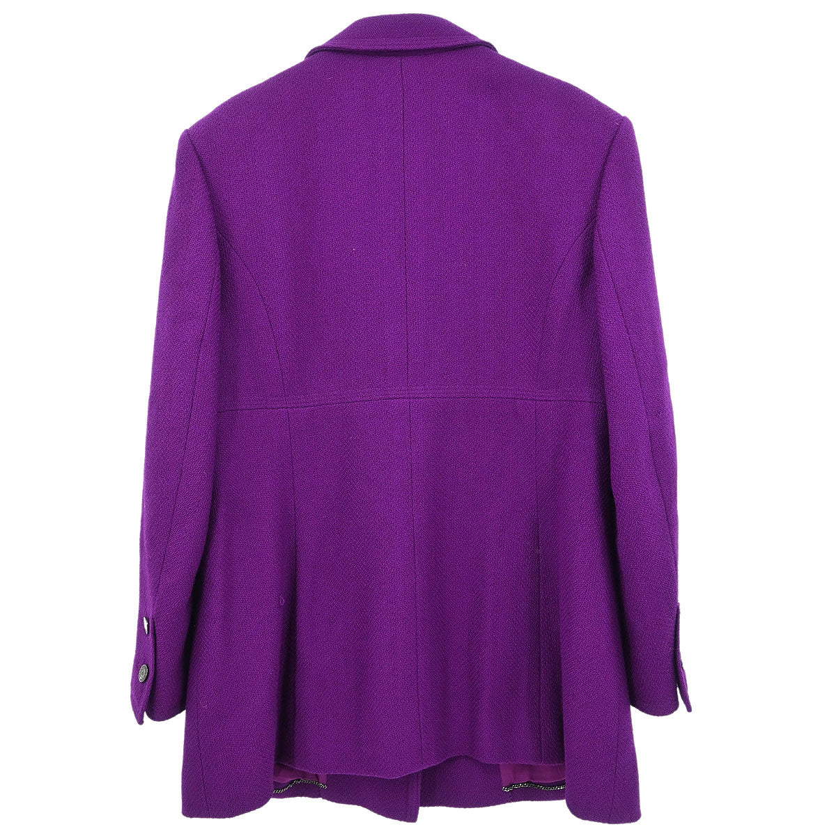 Chanel Single Breasted Jacket Purple #48