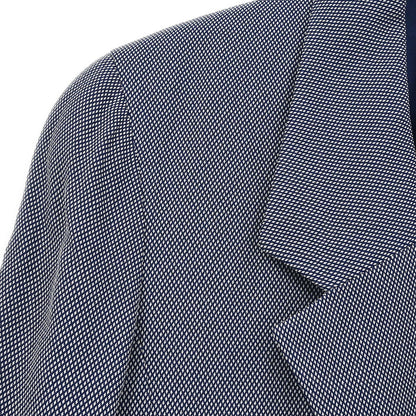 Chanel Single Breasted Jacket Navy #38