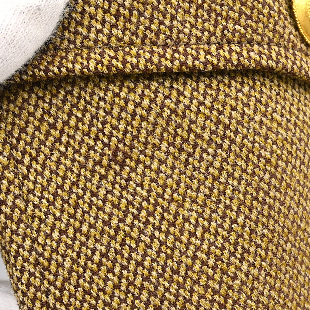 Chanel Single Breasted Jacket Brown #40