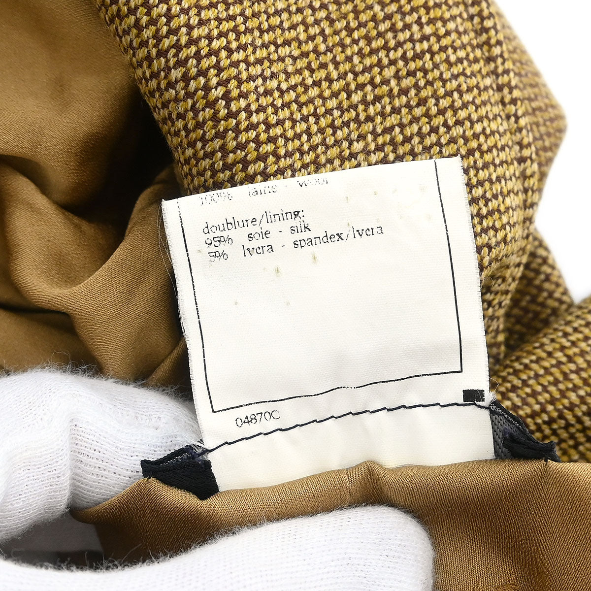 Chanel Single Breasted Jacket Brown #40