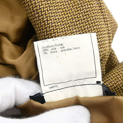 Chanel Single Breasted Jacket Brown #40