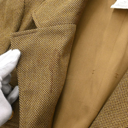 Chanel Single Breasted Jacket Brown #40