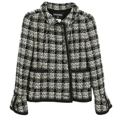 Chanel Single Breasted Jacket Black #38