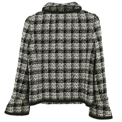 Chanel Single Breasted Jacket Black #38