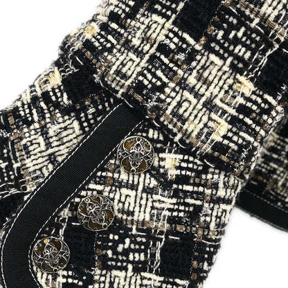 Chanel Single Breasted Jacket Black #38