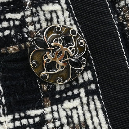Chanel Single Breasted Jacket Black #38