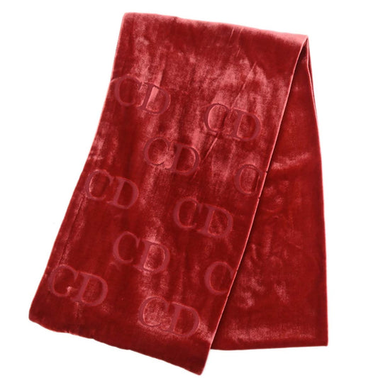 Christian Dior Bordeaux Scarf Stole Small Good