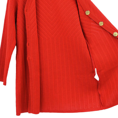 Yves Saint Laurent Cardigan Red #M