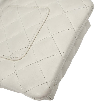 Chanel * White Calfskin Cambon Ligne Shoulder Bag