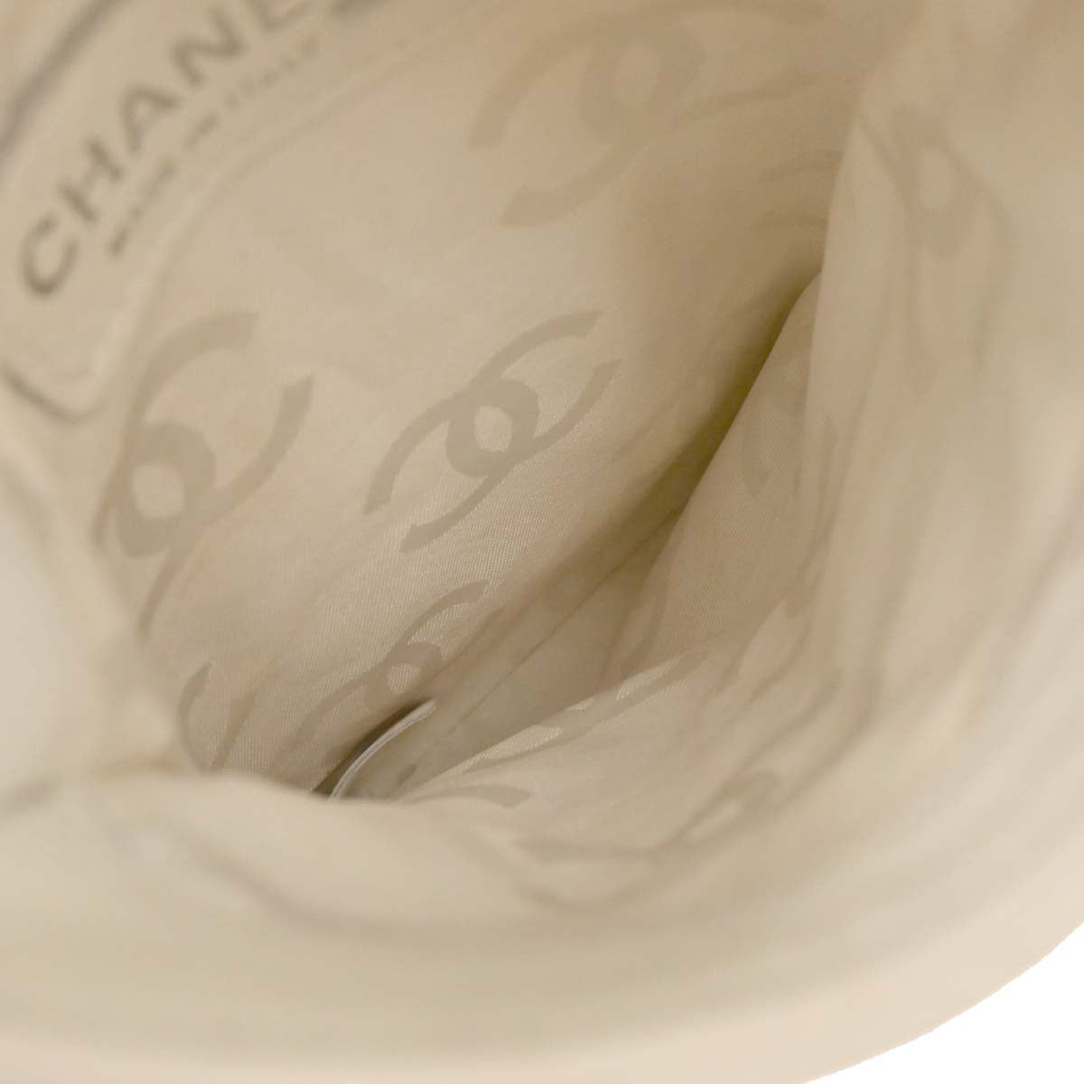 Chanel * White Calfskin Cambon Ligne Shoulder Bag