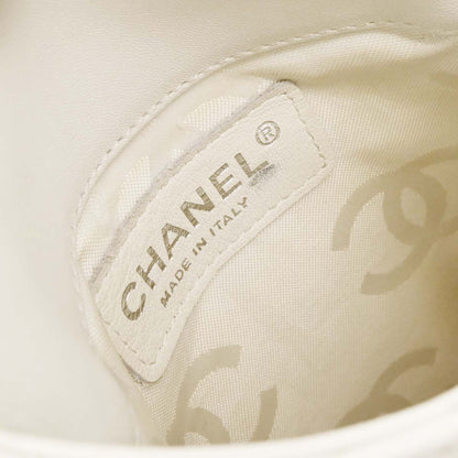 Chanel * White Calfskin Cambon Ligne Shoulder Bag