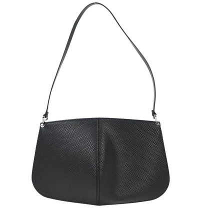 Louis Vuitton Black Epi Pochette Demi-lune Handbag M52622
