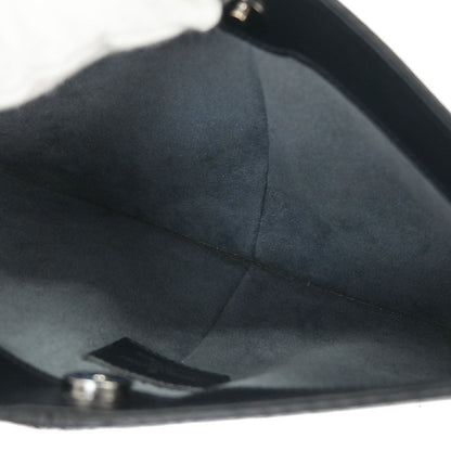 Louis Vuitton Black Epi Pochette Demi-lune Handbag M52622