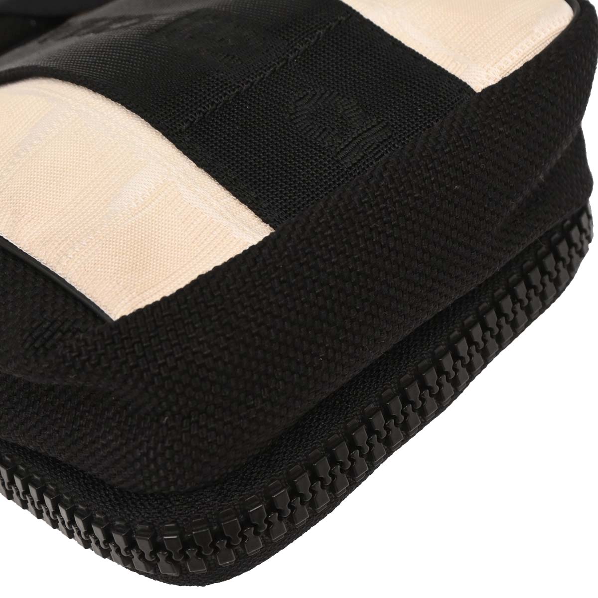 Chanel Black White Travel Line Crossbody Bag