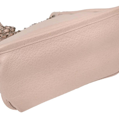 Chanel Light Pink Calfskin Mademoiselle Lock Shoulder Tote Bag