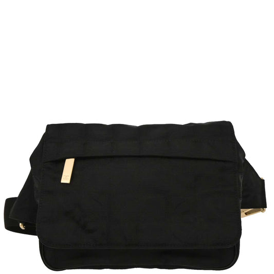 Chanel Black Travel Line Bum Bag