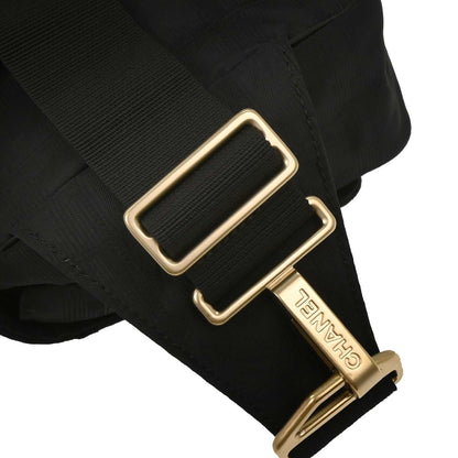 Chanel Black Travel Line Bum Bag