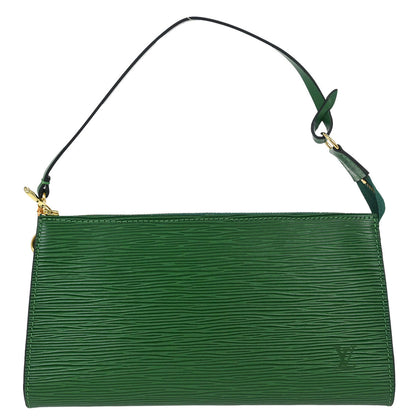 Louis Vuitton Green Epi Pochette Accessoires 24 Handbag M52954