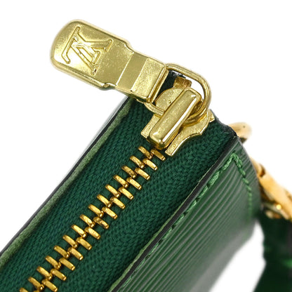 Louis Vuitton Green Epi Pochette Accessoires 24 Handbag M52954
