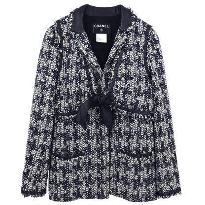 Chanel Set Jacket Vest Black #40