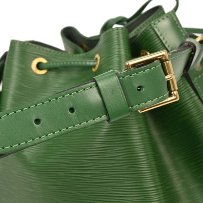 Louis Vuitton Green Epi Petite Noe Bucket Shoulder Bag M44104