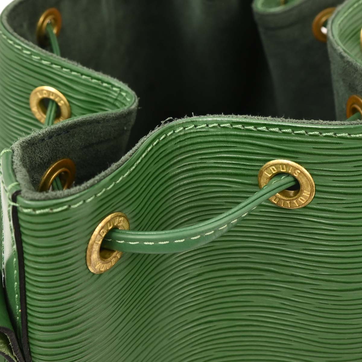 Louis Vuitton Green Epi Petite Noe Bucket Shoulder Bag M44104
