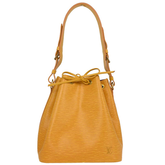 Louis Vuitton Yellow Epi Petite Noe Bucket Shoulder Bag M44109