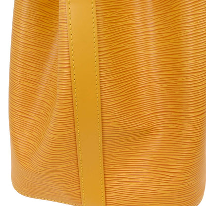 Louis Vuitton Yellow Epi Petite Noe Bucket Shoulder Bag M44109