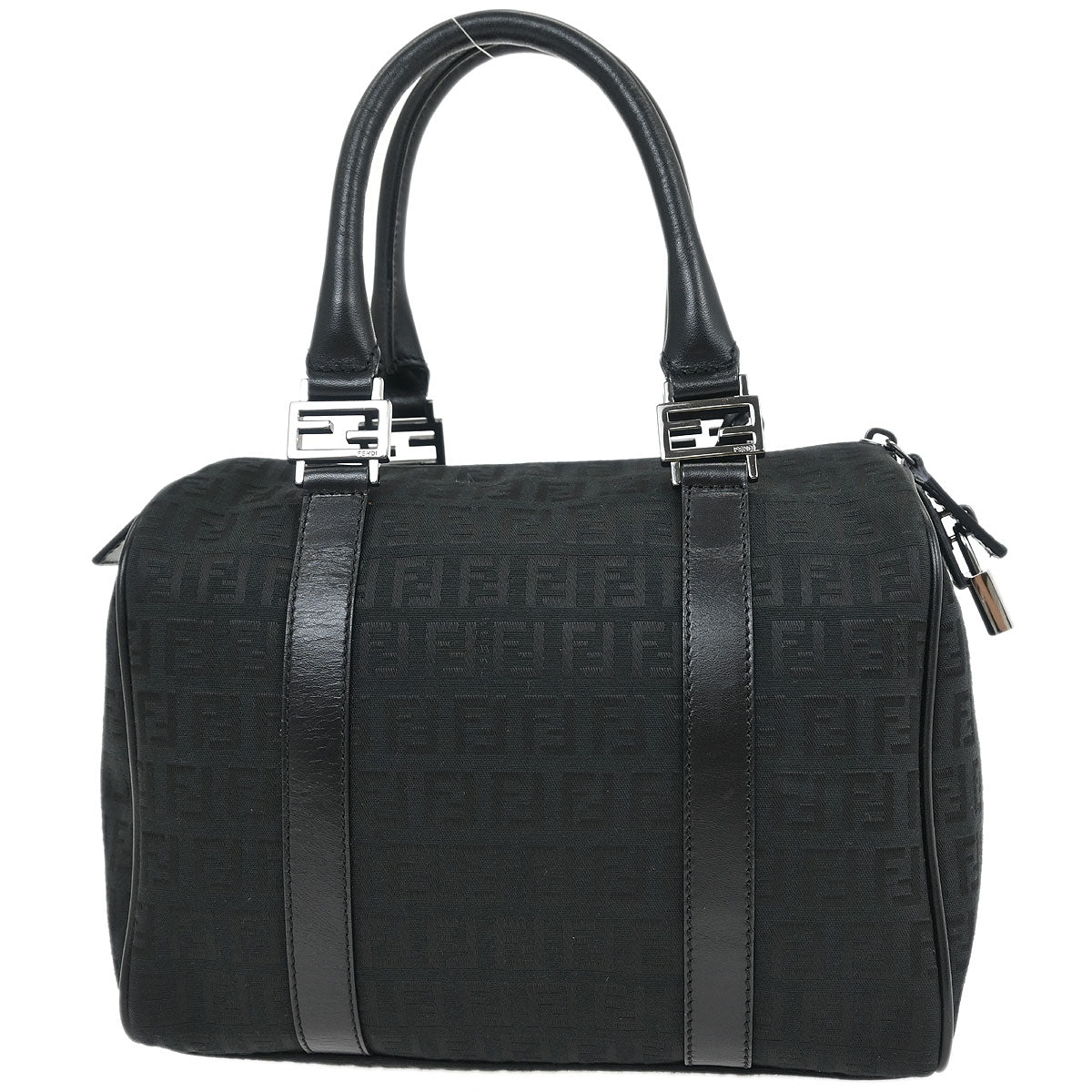 Fendi Black Zucchino Handbag