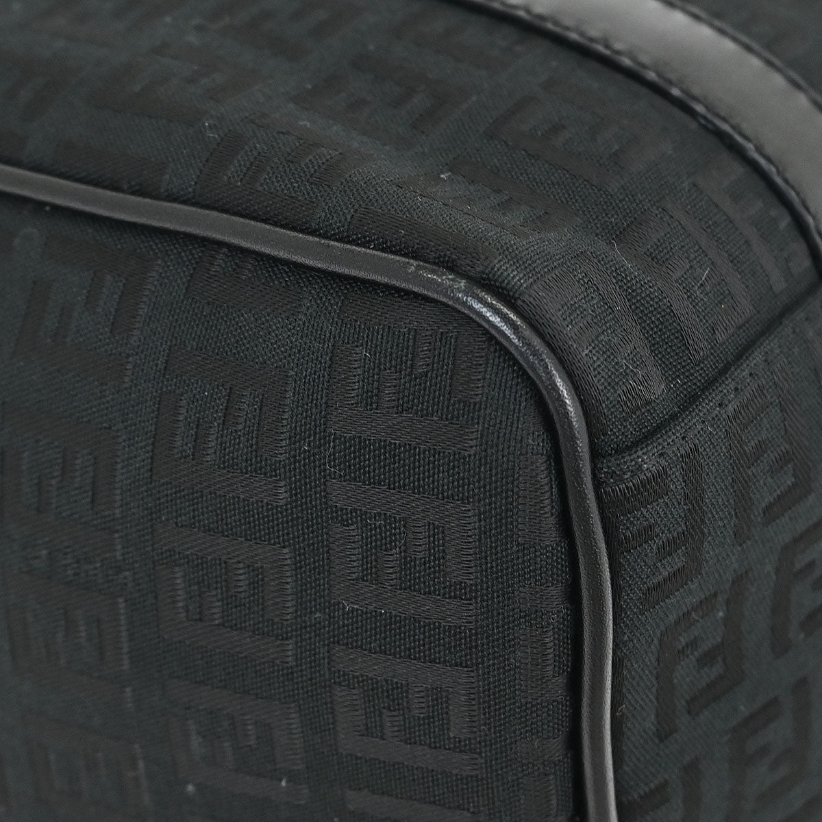 Fendi Black Zucchino Handbag