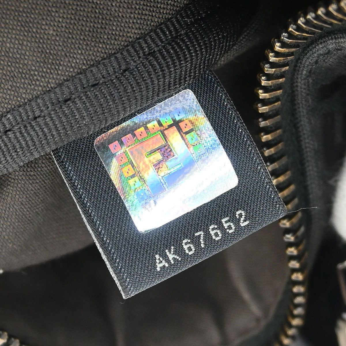 Fendi Black Zucchino Handbag