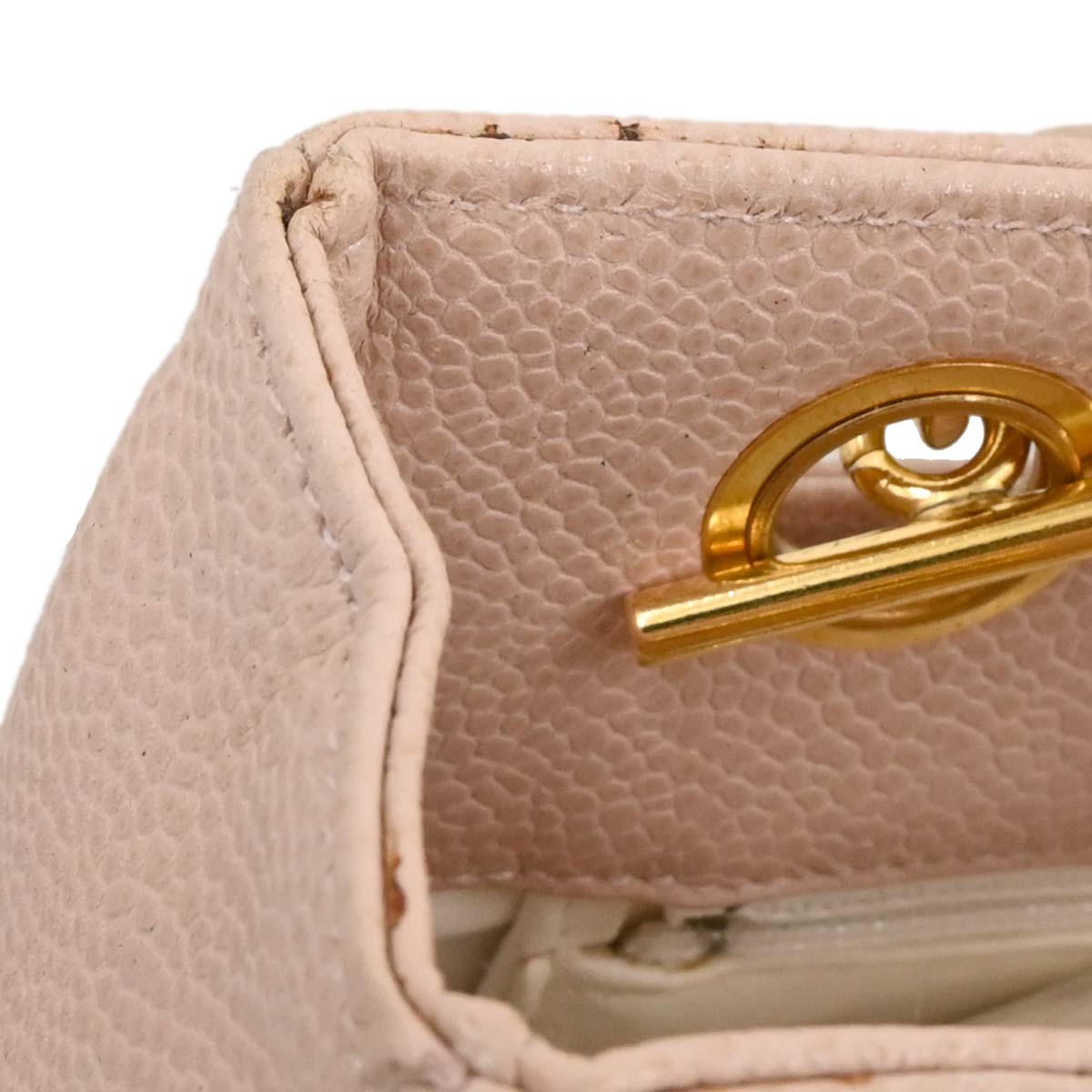 Chanel 1994-1996 Light Pink Caviar Tote Shoulder Bag